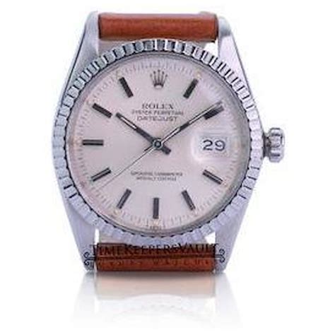 rolex datejust crono 24 cinturino pelle|rolex datejust 36 mm.